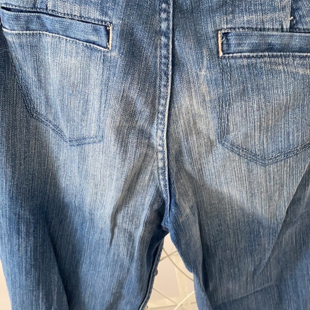 EXPRESS X2 High Waisted Wide Leg Flare Jeans - Picture 14 of 15